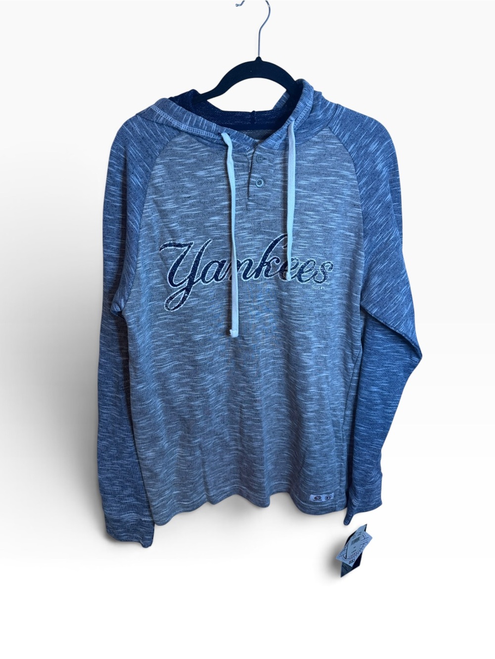 Nwt MLB New York Yankees Gray and Blue Hoodie